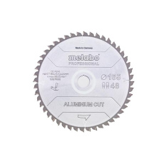 Metabo Aluminiumcutprof 165x20 Z48 FZ/TR -5 ° Metabo Aluminiumcutprof 165x20 Z48 FZ/TR -5 °