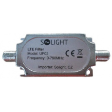 Solight pásmový LTE filter, rozsah 0-790MHz, max. 60. kanál DvB-T