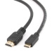 Gembird kábel HDMI (M) na mini HDMI (M) s Ethernetom, High speed, 3m, čierny