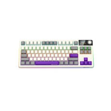 Lorgar KBP70TKLW, Pro bezdrôtová mechanická herná klávesnica, 2.4 GHz/ BT 5.0, Displej, multim. tlač., US layout, béžová Lorgar KBP70TKLW, Pro bezdrôtová mechanická herná klávesnica, 2.4 GHz/ BT 5.0, Displej, multim. tlač., US layout, béžová
