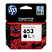 Čierna originálna atramentová kazeta HP 653 Ink Advantage