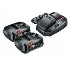 Bosch Starter Set 2x PBA 18V 2,5 Ah + AL1830 Bosch Starter Set 2x PBA 18V 2,5 Ah + AL1830