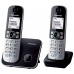 Panasonic KX-TG6812FXB telefon bezsnurovy DECT / cierny 1x