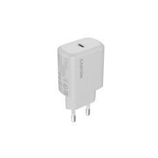 Canyon OnCharge 250, univerzálna nabíjačka do steny, 1x USB-C, PD 25W, biela Canyon OnCharge 250, univerzálna nabíjačka do steny, 1x USB-C, PD 25W, biela