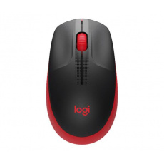 Logitech® M190 Full-size wireless mouse - RED - EMEA