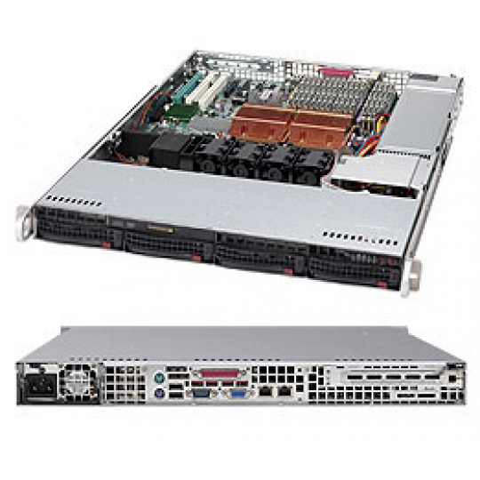 Supermicro® CSE-815TQ-720CB 1U chassis