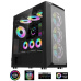 1stCOOL MiddleTower Wind Storm Black, AU, USB3.0 + set 4x ARGB fan