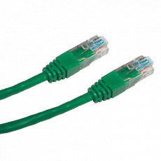 CNS patch kábel Cat5E, UTP - 5m , zelený