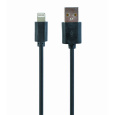Gembird kábel nabíjací Lightning 8-pin (M) na USB 2.0 (M), 2 m, čierny