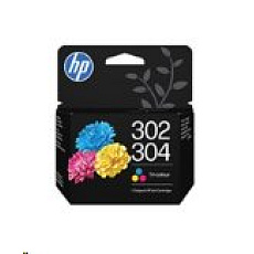 HP 302/304 Tri-color Original Ink Crtg HP 302/304 Tri-color Original Ink Crtg