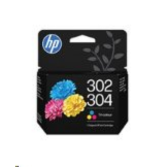 HP 302/304 Tri-color Original Ink Crtg HP 302/304 Tri-color Original Ink Crtg