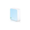 TP-LINK TL-WR802N N300 Nano Pocket Wi-Fi Router, 300Mbps at 2.4GHz, 2 internal antennas, 1 Ethernet Port