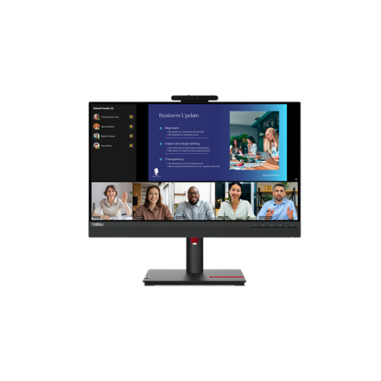 Lenovo T24v-30 23.8" 1920x1080 FHD 1000:1 250N 4ms HDMI+DP+USB+USB-B lift repro webcam 3y 