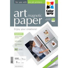 Photo paper ColorWay ART glossy "magnetic" 690g/m?, A4, 5pc. (PGA690005MA4)