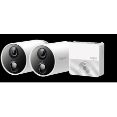 TP-LINK "Smart Wire-Free Security Camera System, 2 Camera System2×Tapo C400 + 1×Tapo H200SPEC: 1080p (1920*1080), 2.4