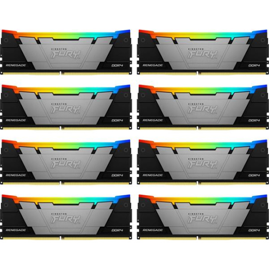 256GB 3200MT/s DDR4 CL16 DIMM (Kit of 8) FURY Renegade RGB