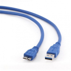 Gembird kábel USB 3.0 (AM) na Micro-USB (BM), 1.8 m, modrý
