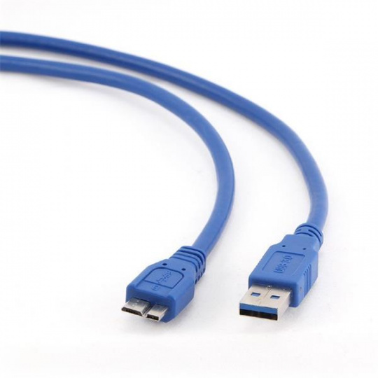 Gembird kábel USB 3.0 (AM) na Micro-USB (BM), 1.8 m, modrý