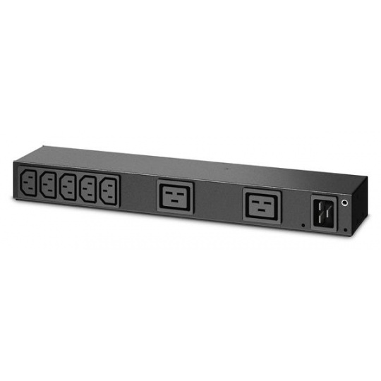 APC Rack PDU, Basic, 0U/1U, 100-240V/20A, 220-240V/16A, (7) C13, (2) C19