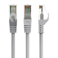 Gembird patch kábel Cat6 UTP, meď, 2 m, šedý Gembird patch kábel Cat6 UTP, meď, 2 m, šedý