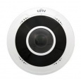 UNIVIEW IP kamera 2560x1944 (5Mpix), až 25 sn/s, H.265, obj. 1,4 mm (180°), PoE, DI/DO, 2x Mic. s dosahem 25m, Smart IR 10m, WDR 1