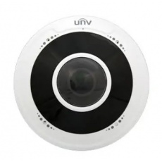 UNIVIEW IP kamera 2560x1944 (5Mpix), až 25 sn/s, H.265, obj. 1,4 mm (180°), PoE, DI/DO, 2x Mic. s dosahem 25m, Smart IR 10m, WDR 1