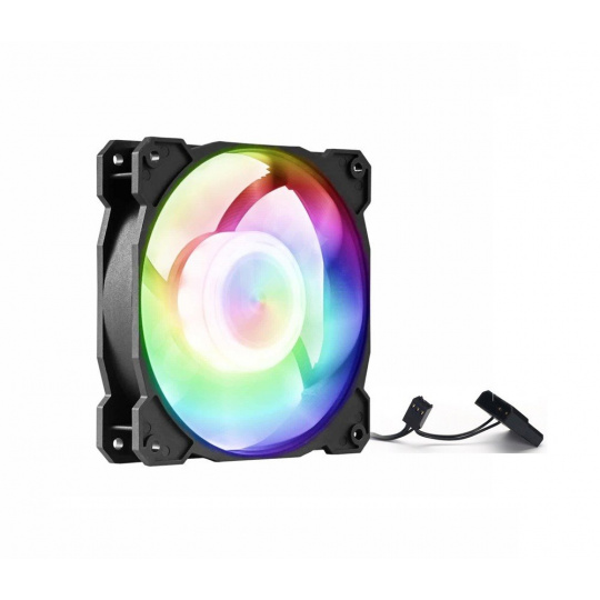 1stCOOL Static RGB fan 12cm, 3+4pin