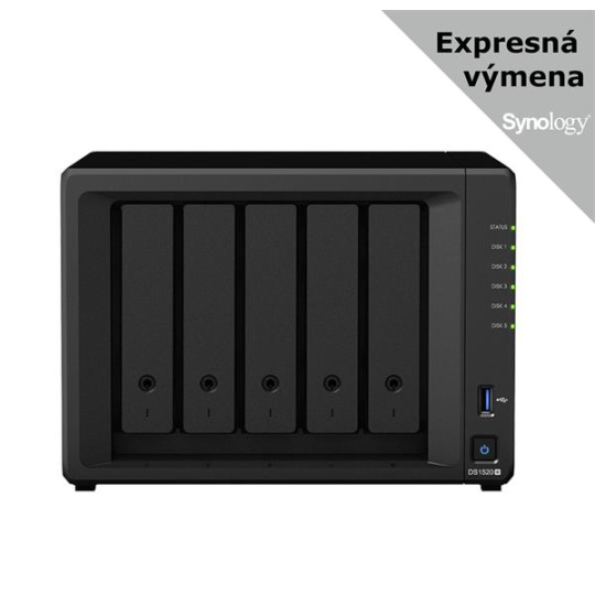 Synology™ DiskStation DS1522+  5x HDD NAS 8GB RAM