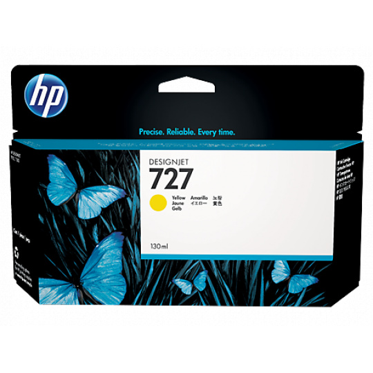 HP 727 130-ml Yellow Ink Cartridge