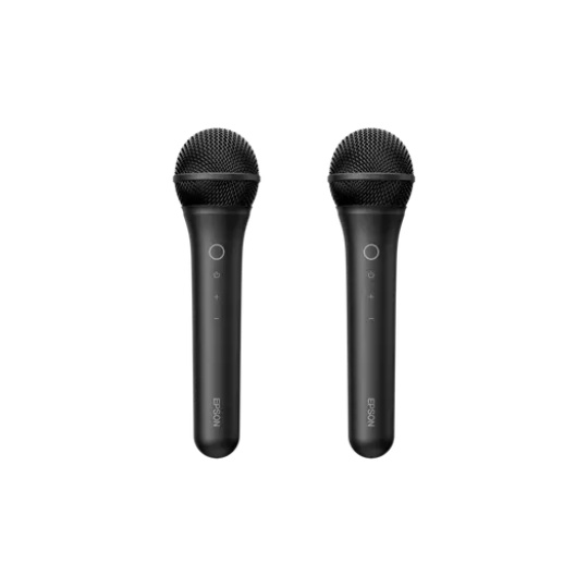 Epson ELPKM01 - Wireless karaoke microphone pair for Lifestudio smart projectors