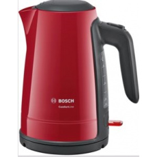 BOSCH_2000-2400 W,objem 1,7l, ochrana proti vyvarení, auto vypnutie,min.náplň 300 ml, červená/čierna BOSCH_2000-2400 W,objem 1,7l, ochrana proti vyvarení, auto vypnutie,min.náplň 300 ml, červená/čierna