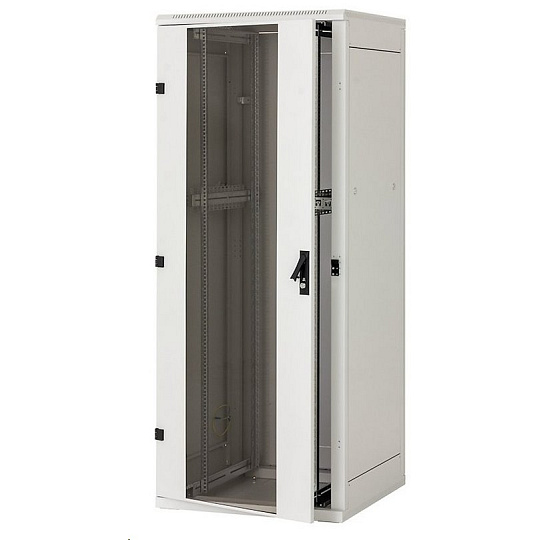 Triton 19' rozvádzač stojanový 42U/800x1100 dvojkrídové dv. Perf. 80%-6mm RAL7035