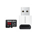 128 GB . microSDXC karta Samsung T9 + USB Adaptér