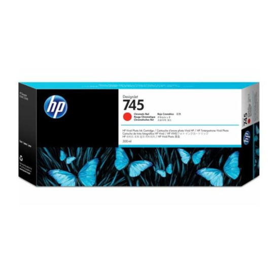 HP 745 300-ml Chromatic Red Ink Cartridge