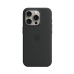 Apple iPhone 15 Pro Silicone Case with MagSafe - Black