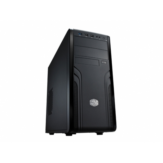 CoolerMaster case miditower Force 500, ATX, čierna, USB3.0