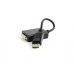 Gembird adaptér DisplayPort 1.2 (M) na Dual Link DVI (F) 0.1m kábel, čierny