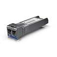 Ubiquiti SFP28 transceiver that supports 25G connections up to 10 km using single-mode fiber with a duplex LC UPC connec