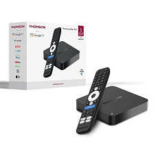 Thomson Streaming Box 245 - 4K UHD, Google TV, 32 GB, Wi-Fi, Bluetooth, Chromecast, Dolby Atmos, Netflix, HDMI 2.1