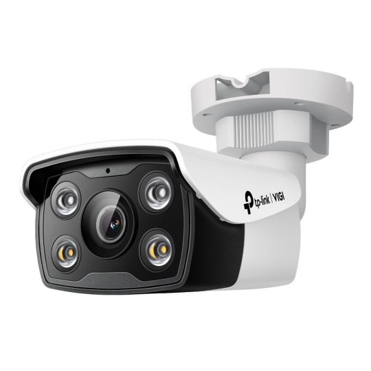 TP-LINK "5MP Full-Color Bullet Network CameraSPEC: 5MP, 2.8mm Fixed Lens, 1/2.7” Progressive Scan CMOS, H.265+/H.265/H.