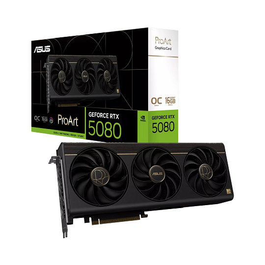 ASUS PROART RTX5080 OC 16GB/256-bit GDDR7 HDMI 2xDP USB-C