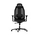 Lorgar PRO CHA51 ergonomická herná stolička, 4D podrúčky, bedrová opora, nastaviteľná opierka hlavy, čierno biela