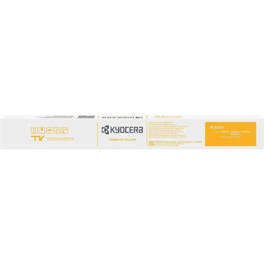 KYOCERA TK-8595Y Toner yellow na 24 000 A4 (pri 5% pokrytí), preTASKalfa MZ5001ci/MZ6001ci/MZ7001ci
