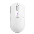 Lorgar MSA10W, bezdrôtová herná myš, 6 prog. tlačidiel, senzor Pixart 3311, 12.000 dpi, podsvietenie RGB, biela