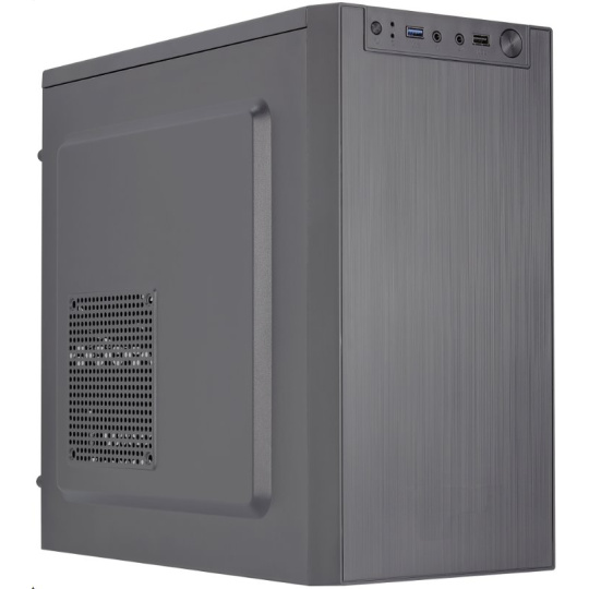 Eurocase MC X108, skrinka mATX, 1xUSB2.0, 1xUSB3.0, 1x fan, čierna