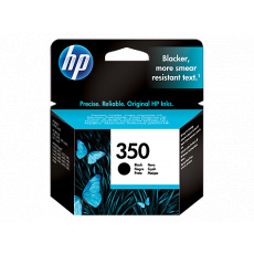 HP 350 Black Inkjet Print Cartridge with Vivera Ink