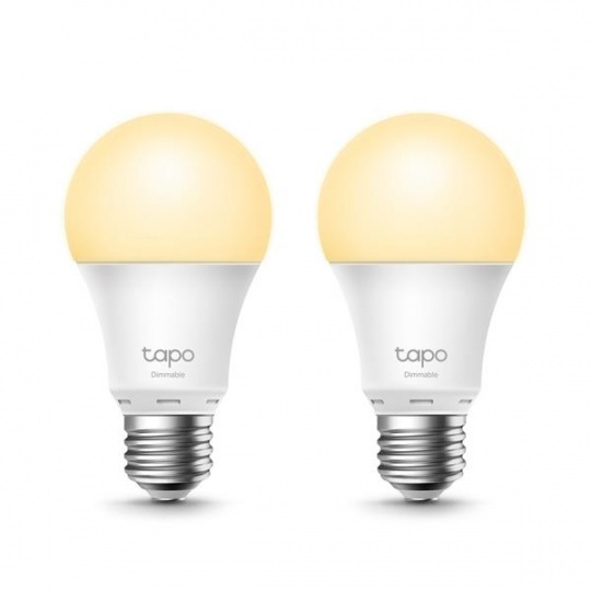 TP-LINK "Dimmable Smart Light Bulb, 2-PackSPEC: E27, 200–240 V, Brightness 806 lm, Max Operation Power 8.7 W, Color Tem