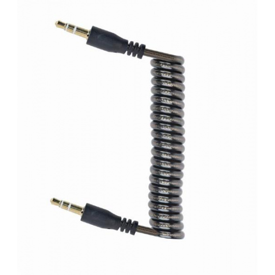 Gembird kábel 3.5 mm jack stereo audio, točený, 1.8 m