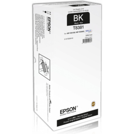 Epson atrament WF-R5000 series black XL - 318.1ml