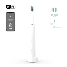 DEMO_AENO sonická zubná kefka DB1S,Biela,4 módy+smart,bezdrôtové nabíjanie,46000 ot/min,90 dní bez nabíjania, IPX7,3 hl DEMO_AENO sonická zubná kefka DB1S,Biela,4 módy+smart,bezdrôtové nabíjanie,46000 ot/min,90 dní bez nabíjania, IPX7,3 hl